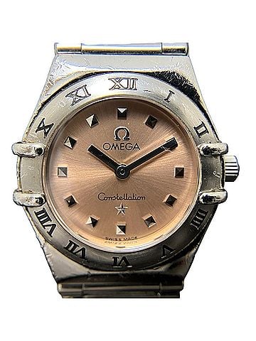 Omega Omega My Choice Mini Constellation Watch, Total Weight 43g, Stainless Steel, Quartz Movement, Copper Dial, 1561.61 (view 1)