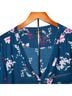 Justify 100% Polyester Floral Teal Pink White Blouse Size 2X - photo 3
