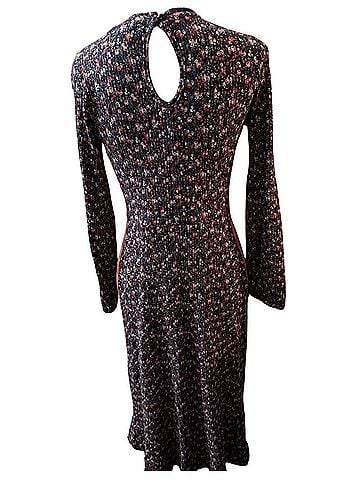 FARM Rio Floral Ribbed Mock Neck Midi Dress Casual Dress (view 2)