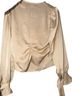 Zara Ivory Long Sleeve Blouse Size M - photo 2