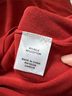 PETER MILLAR Red Silk Pullover Sweater Size M - photo 4