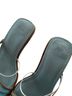 Aje. 100% Leather Blue Heels Size EU 35 - photo 5