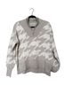 PETER MILLAR Houndstooth Tan White Wool Pullover Sweater Size L - photo 1