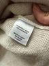 PETER MILLAR Houndstooth Tan White Wool Pullover Sweater Size L - photo 4