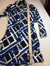 Boston Proper Graphic Black Blue White Casual Dress Size S - photo 9