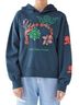 Urban Outfitters Graphic Blue Multi Color Pullover Hoodie Size S - photo 1