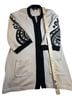 Bob Mackie Paisley Black White Jacket Size L - photo 1