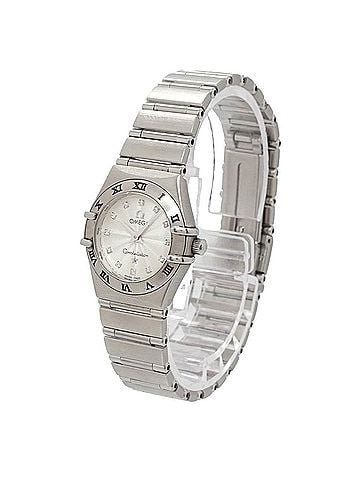 Omega Omega Constellation Mini 1562 36 12P Diamond Ladies' Watch Silver Quartz (view 2)