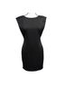 Aqua 95% Polyester 5% Spandex 100% Polyester Black Cocktail Dress Size 2 - photo 1