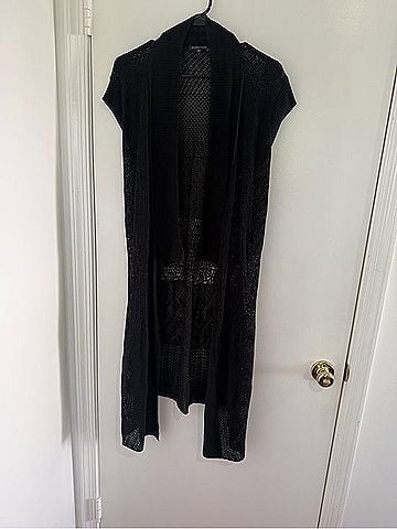 Eileen Fisher Sheen Lace Duster Cardigan Cardigan (view 2)
