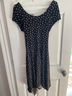 Leota Polka Dots Black Casual Dress Size M - photo 5