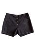 Suede 100% Suede Blue Shorts Size S - photo 1
