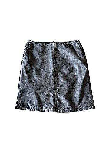 Weekend Max Mara Leather Skirt (view 1)