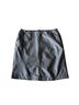 Weekend Max Mara 100% Lambskin 100% Modal 100% Polyester Solid Black Leather Skirt Size 6 - photo 1