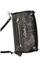 Coach 100% Leather Black Silver Clutch One size - photo 1