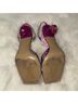 Mach & Mach 100% Leather Color Block Graphic Tie-dye Multi Color Heels Size EU 38 - photo 3