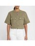Veronica Beard 100% Cotton Solid Green Jacket Size M - photo 3