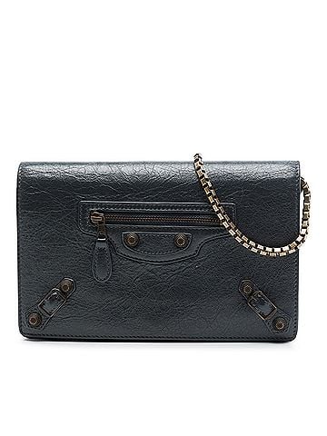 Balenciaga Lambskin Motocross Giant 12 Wallet on Chain (view 1)