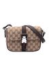 Gucci 100% Canvas Brown GG Canvas Web Buckle Flap Crossbody One size - photo 1