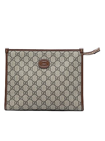 Gucci GG Supreme Retro Interlocking G Clutch (view 1)
