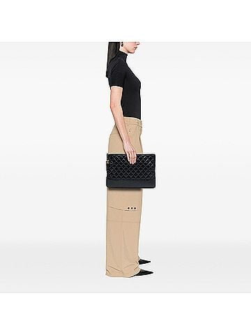 Chanel Large Aged Calfskin Gabrielle O Case Clutch (view 2)