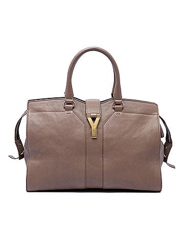Saint Laurent Medium Leather Cabas Chyc Satchel (view 1)