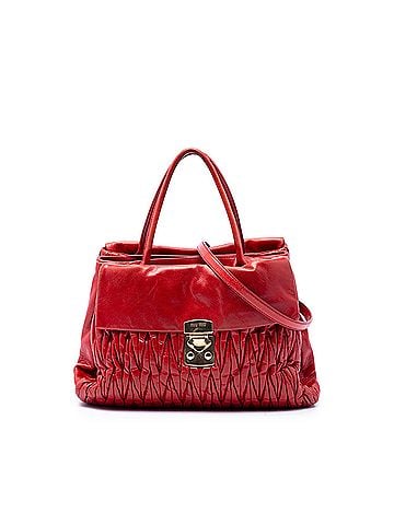 Miu Miu Matelasse Nappa Lux Bauletto Convertible Handbag (view 1)