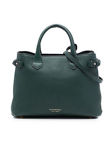 Burberry Medium Leather and House Check Banner Satchel (view 1)
