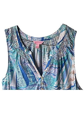 Lilly Pulitzer Blouse Tank Top Sleeveless Blouse (view 2)