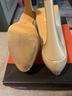 Guess 100% Leather Ivory Tan Heels Size 8 - photo 7