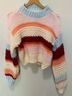 Altar'd State 100% Acrylic Stripes Pink Blue Pullover Sweater Size M - photo 4