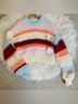 Altar'd State 100% Acrylic Stripes Pink Blue Pullover Sweater Size M - photo 3