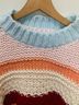 Altar'd State 100% Acrylic Stripes Pink Blue Pullover Sweater Size M - photo 5