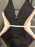 TA3 Color Block Black Pink White One Piece Swimsuit Size M - photo 12