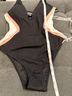 TA3 Color Block Black Pink White One Piece Swimsuit Size M - photo 14