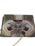 Ted Baker London 72% Polyester 22% Metallic Fiber 100% Polyester Floral Gray Red Gold Shoulder Bag One size - photo 2