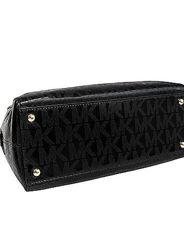 Michael Kors Jet Set Leather Satchel (view 2)