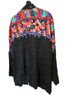 Carole Little Floral Multi Color Black Button-Down Shirt Size 14 - photo 2