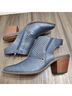 Baretraps 100% Other Print Blue Ankle Boots Size 9 - photo 5