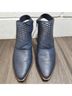 Baretraps 100% Other Print Blue Ankle Boots Size 9 - photo 4