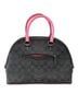 Coach Solid Brown Black Pink Satchel One size - photo 2