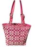 Coach Print Pink Leather Tote One size - photo 2