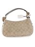 Coach Solid Tan White Burgundy Shoulder Bag One size - photo 2
