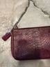 Coach Snake Print Purple Clutch One size - photo 4