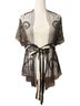 Rozae Nichols Brown Burgundy Black Kimono Size S - photo 1