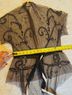 Rozae Nichols Brown Burgundy Black Kimono Size S - photo 8