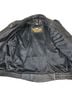 Harley Davidson 100% Leather Solid Black Leather Jacket Size M - photo 2