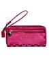 Coach Pink Leather Wallet One size - photo 1