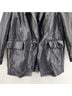 Princess Polly 100% Polyurethane Black Jacket Size 14 - photo 6