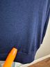 J.Crew 100% Merino Stripes Blue Pullover Sweater Size S - photo 8